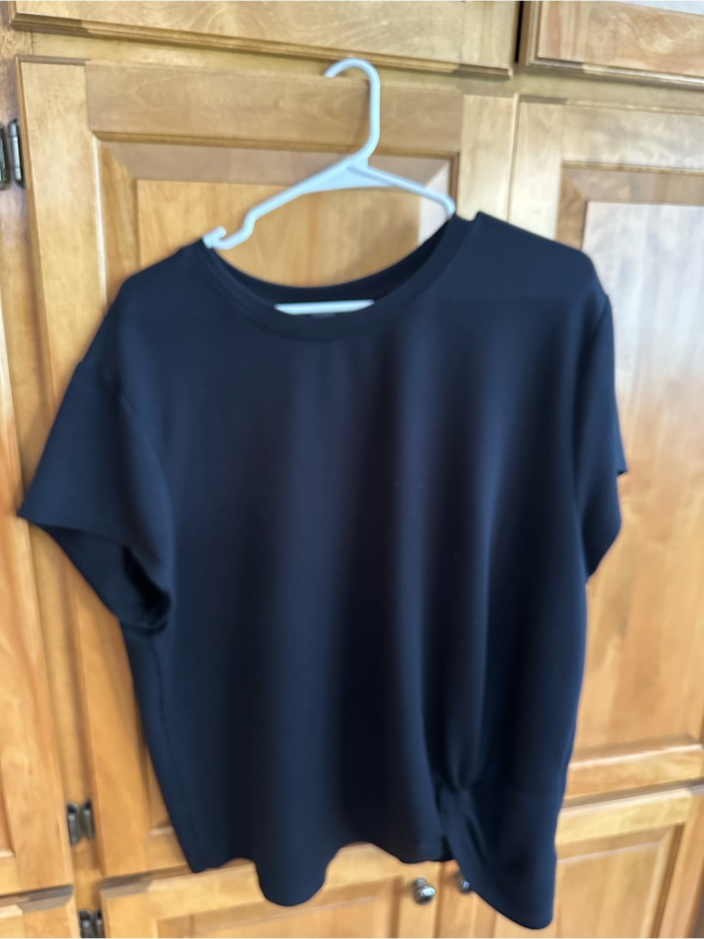 Skechers Black Women's Short Sleeve Crewneck Top